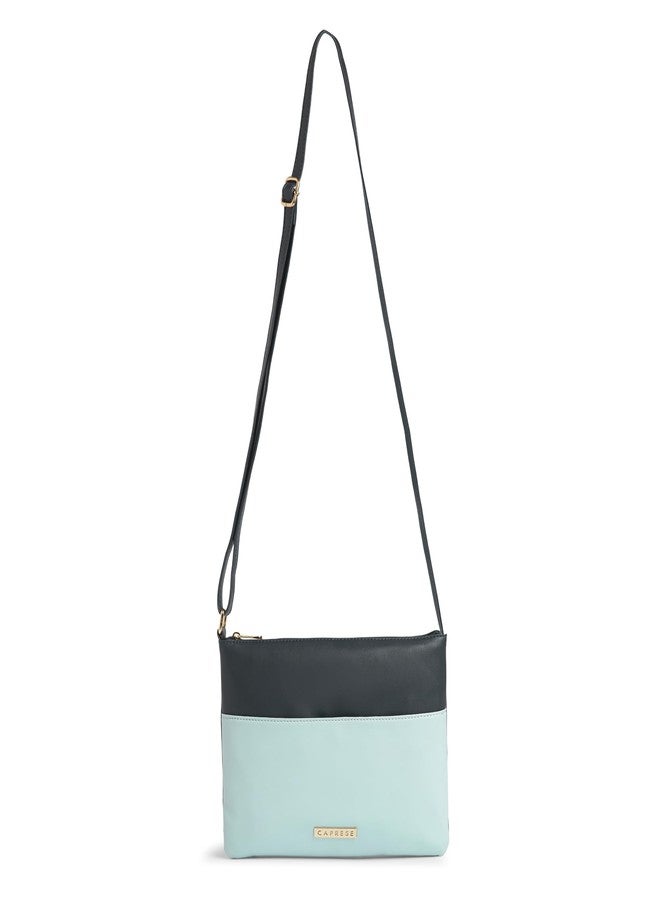 كابريس حقيبة كتف متوسطة الحجم من كابريس كيوي للنساء، مزودة بحزام قابل للتعديل وسحاب إغلاق لراحة الارتداء | حقيبة يد متعددة الاستخدامات للاستخدام اليومي والسفر والمناسبات الخاصة (أزرق داكن) - Image 1